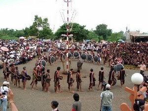 បុណ្យចាក់ក្របីរបស់ជនរួមជាតិ Ba Na - ảnh 1